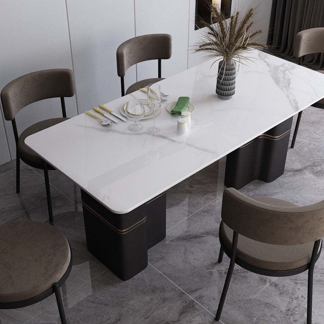 A sintered stone furniture