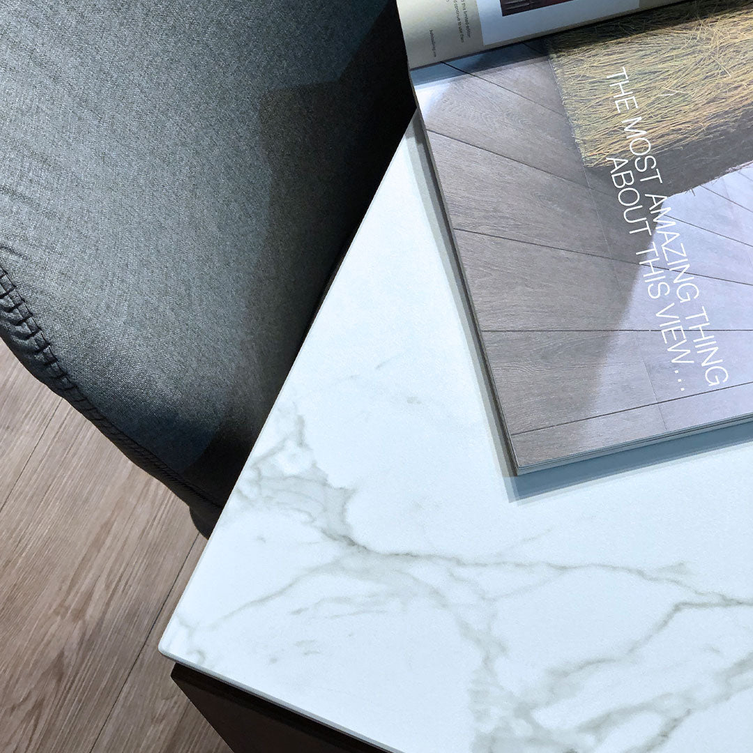 Enhance Dining Tables with Stunning Sintered Stone Texture
