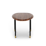 CELADON Coffee Table With Gold-Tipped Steel Legs