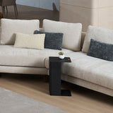 STEM Black Steel with Storage Coffee Side Table