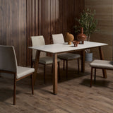 BOLDA Quartz Top Dining Table