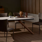 BRANCA Quartz With Marble Accents Dining Table