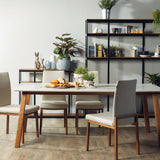 BOLDA Quartz Top Dining Table