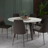 KAY Round Quartz Top Dining Table