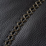 KOF half leather sofa with adjustable headrests