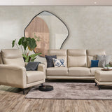 LEO Leather High Backrest Sofa