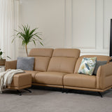 ETTA Leather Adjustable Headrest Modular Sofa