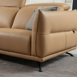 ETTA Leather Adjustable Headrest Modular Sofa