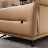 ETTA Leather Adjustable Headrest Modular Sofa