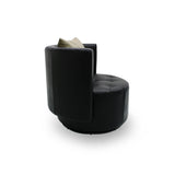 CLUB Leather Swivel Armchair