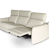 PENNA Leather Motorised Recliner with Adjustable Headrests Modular Sofa