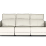 PENNA Leather Motorised Recliner with Adjustable Headrests Modular Sofa