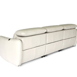PENNA Leather Motorised Recliner with Adjustable Headrests Modular Sofa