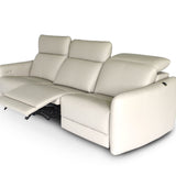 PENNA Leather Motorised Recliner with Adjustable Headrests Modular Sofa