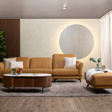 VINGE Leather Adjustable Headrest Modular Sofa