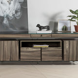 TETRA Glass Top TV Console