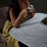 FOLD Quartz With Marble Accents Dining Table