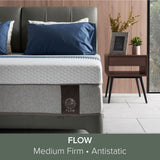 FLOW Silver Fresh Antistatic Natural Latex Responsive Coil Support Mattress