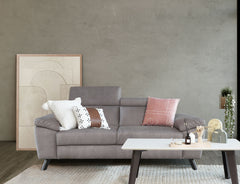 MARVIN Fabric with Adjustable Headrests Sofa
