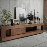 MAX Walnut Storage TV Console