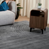 MOON Walnut Bedside Table