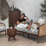 NASH Rattan Fabric Sofa