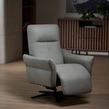 VINGE Full Leather Single Motorised Recliner Sofa