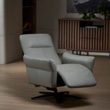 VINGE Full Leather Single Motorised Recliner Sofa