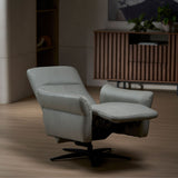 VINGE Full Leather Single Motorised Recliner Sofa