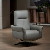 VINGE Full Leather Single Motorised Recliner Sofa