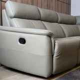 DALLAS Half Leather Manual Recliner Sofa