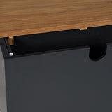 SLIDE Walnut Bedside Table