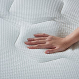 SPINAL SUPREME Sanitized® Antimicrobial Natural Latex Top Responsive Coil Support Mattress