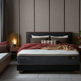 SPINAL SUPREME Sanitized® Antimicrobial Natural Latex Top Responsive Coil Support Mattress