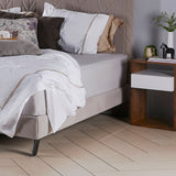 CARLA Walnut Bedside Table