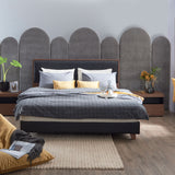 TRINITY Faux Leather Headboard Bed Frame
