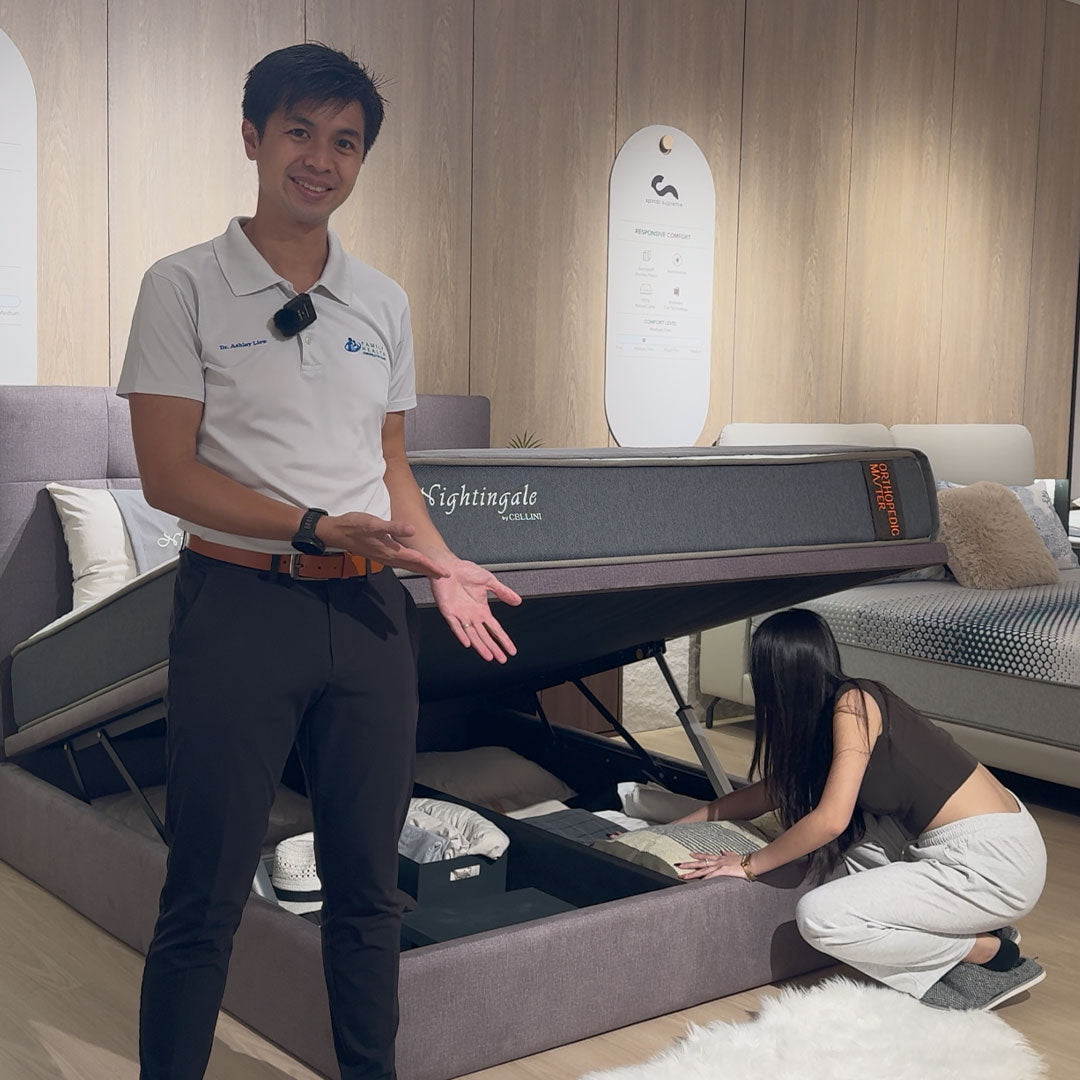 Lift Smarter with the Altumo Motorised Storage Bed | Nightingale Mattress | Cellini