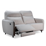 HOMER Fabric High Backrest with USB Ports Motorised Recliner Sofa