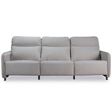 HOMER Fabric High Backrest with USB Ports Motorised Recliner Sofa