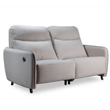 HOMER Fabric High Backrest with USB Ports Motorised Recliner Sofa