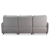 HOMER Fabric High Backrest with USB Ports Motorised Recliner Sofa