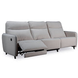 HOMER Fabric High Backrest with USB Ports Motorised Recliner Sofa