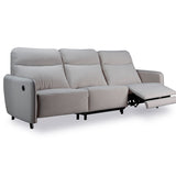 HOMER Fabric High Backrest with USB Ports Motorised Recliner Sofa