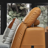 FLIQ Leather with Adjustable Headboard Bed Frame