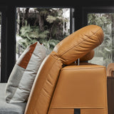 FLIQ Leather with Adjustable Headboard Bed Frame