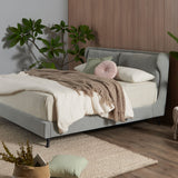 WING Fabric with Removable Headboard Cover Bed Frame