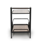 ASSAM Bronze Mirror Tea Trolley