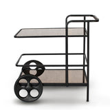 ASSAM Bronze Mirror Tea Trolley