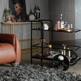 ASSAM Bronze Mirror Tea Trolley