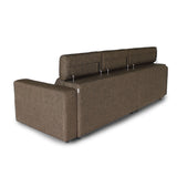 KARL SA Fabric with Adjustable Headrests L-Shape Sofa